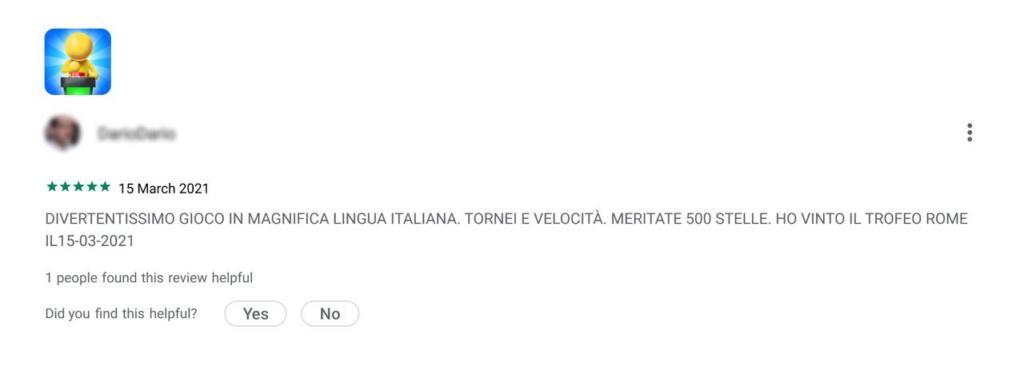 players review localization